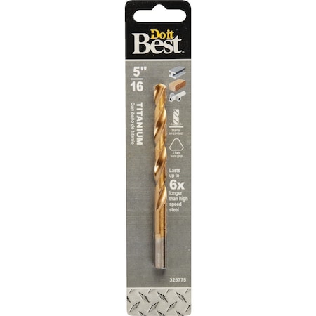 All-Source 5/16 In. Titanium Drill Bit 219971DB